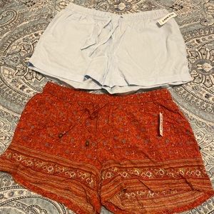 NWT Two pair of ON Shorts, Sz L
